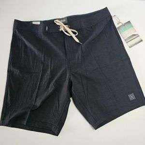 Linksoul Shorts Men Boardwalker Board shorts Golf Swim LS6113 True Black Size 35